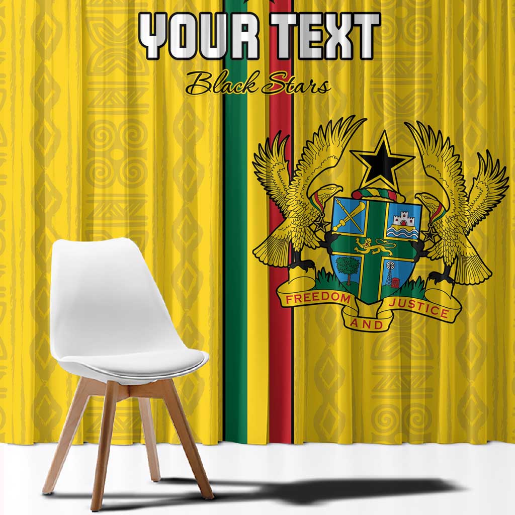 Custom Ghana Football Window Curtain We Are Champions