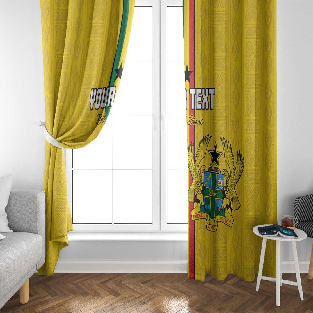Custom Ghana Football Window Curtain We Are Champions