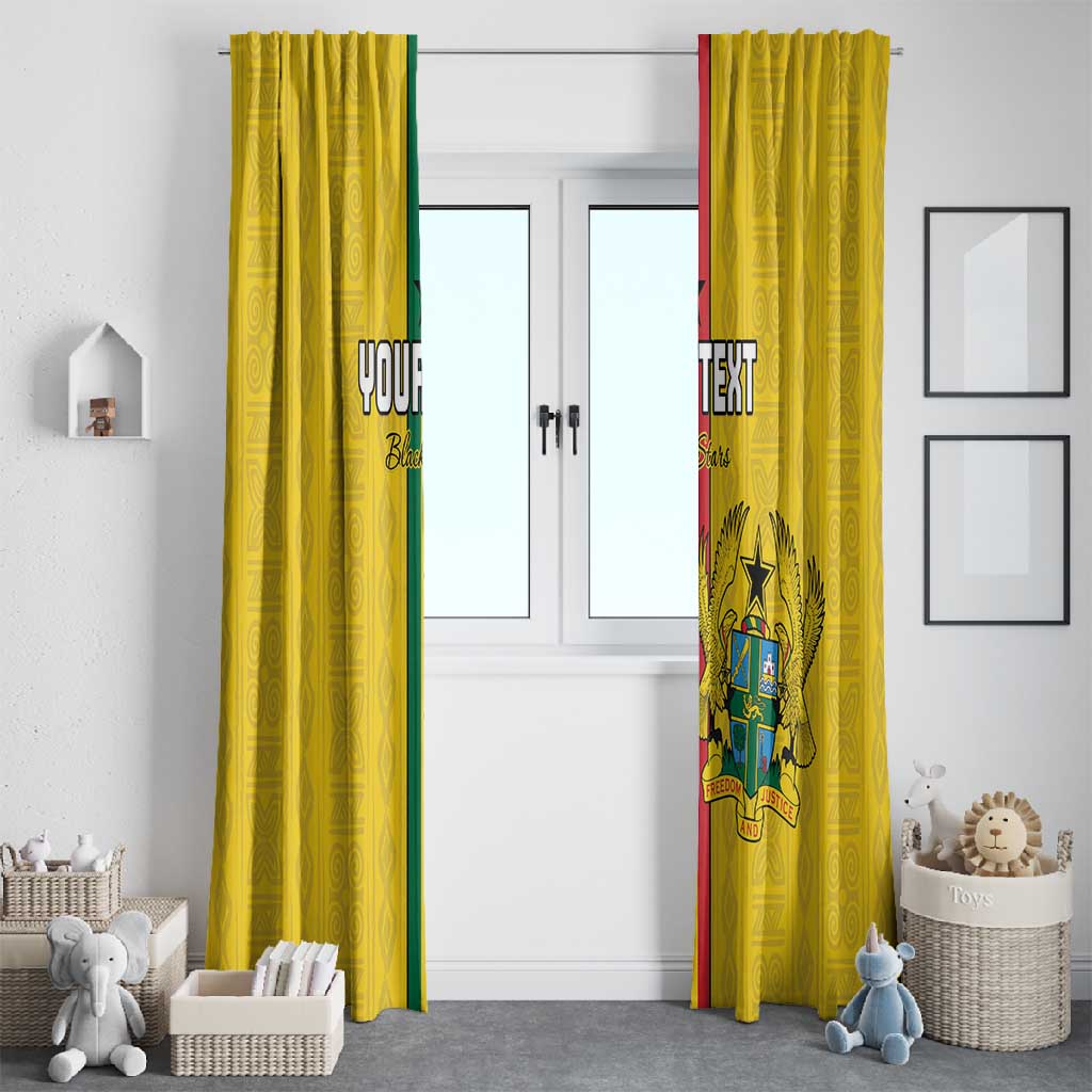 Custom Ghana Football Window Curtain We Are Champions
