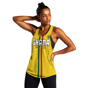 Custom Ghana Football Women Racerback Tank We Are Champions