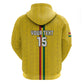 Custom Ghana Football Zip Hoodie We Are Champions