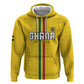 Custom Ghana Football Zip Hoodie We Are Champions