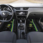 Custom Gabon Football Car Mats Go Champions - Black Ver