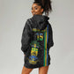 Custom Gabon Football Hoodie Dress Go Champions - Black Ver