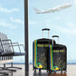 Custom Gabon Football Luggage Cover Go Champions - Black Ver