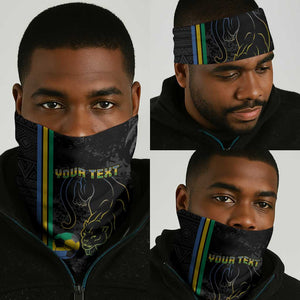 Gabon Football Neck Gaiter Go Champions - Black Ver - African Pride