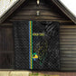 Custom Gabon Football Quilt Go Champions - Black Ver