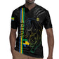 Custom Gabon Football Rugby Jersey Go Champions - Black Ver