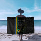 Custom Gabon Football Sarong Go Champions - Black Ver
