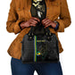 Custom Gabon Football Shoulder Handbag Go Champions - Black Ver