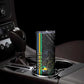 Custom Gabon Football Skinny Tumbler Go Champions - Black Ver