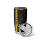 Custom Gabon Football Tumbler Cup Go Champions - Black Ver