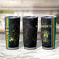 Custom Gabon Football Tumbler Cup Go Champions - Black Ver
