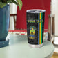 Custom Gabon Football Tumbler Cup Go Champions - Black Ver