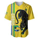Custom Gabon Football Baseball Jersey Go Champions - Yellow Ver