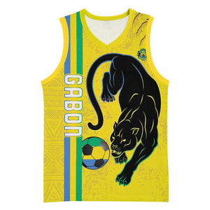 Custom Gabon Football Basketball Jersey Go Champions - Yellow Ver - African Pride