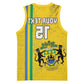 Custom Gabon Football Basketball Jersey Go Champions - Yellow Ver - African Pride