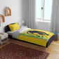 Custom Gabon Football Bedding Set Go Champions - Yellow Ver