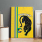 Custom Gabon Football Canvas Wall Art Go Champions - Yellow Ver