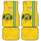Custom Gabon Football Car Mats Go Champions - Yellow Ver