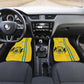 Custom Gabon Football Car Mats Go Champions - Yellow Ver