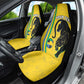 Custom Gabon Football Car Seat Cover Go Champions - Yellow Ver