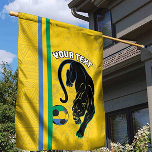 Custom Gabon Football Garden Flag Go Champions - Yellow Ver