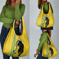 Custom Gabon Football Grocery Bag Go Champions - Yellow Ver
