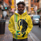 Custom Gabon Football Hoodie Go Champions - Yellow Ver
