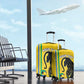 Custom Gabon Football Luggage Cover Go Champions - Yellow Ver
