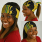 Custom Gabon Football Neck Gaiter Go Champions - Yellow Ver LT15