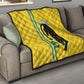 Custom Gabon Football Quilt Go Champions - Yellow Ver