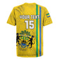Custom Gabon Football Rugby Jersey Go Champions - Yellow Ver