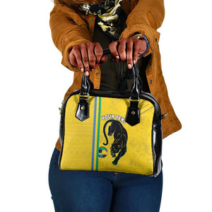 Custom Gabon Football Shoulder Handbag Go Champions - Yellow Ver