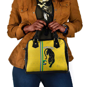 Custom Gabon Football Shoulder Handbag Go Champions - Yellow Ver