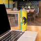 Custom Gabon Football Skinny Tumbler Go Champions - Yellow Ver