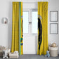 Custom Gabon Football Window Curtain Go Champions - Yellow Ver