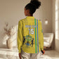 Custom Gabon Football Women Casual Shirt Go Champions - Yellow Ver