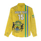 Custom Gabon Football Women Casual Shirt Go Champions - Yellow Ver