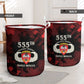 555th Parachute Infantry Laundry Basket Triple Nickles Airborne Veteran Tribute
