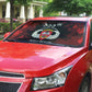 555th Parachute Infantry Auto Sun Shade Triple Nickles Airborne Veteran Tribute