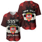Personalized 555th Parachute Infantry Baseball Jersey Triple Nickles Airborne Veteran Tribute