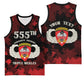 Personalized 555th Parachute Infantry Basketball Jersey Triple Nickles Airborne Veteran Tribute