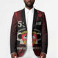 Personalized 555th Parachute Infantry Blazer Triple Nickles Airborne Veteran Tribute