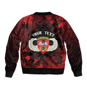 Personalized 555th Parachute Infantry Bomber Jacket Triple Nickles Airborne Veteran Tribute
