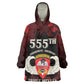 Personalized 555th Parachute Infantry Kid Wearable Blanket Hoodie Triple Nickles Airborne Veteran Tribute