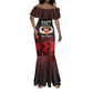 Personalized 555th Parachute Infantry Mermaid Dress Triple Nickles Airborne Veteran Tribute