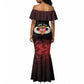 Personalized 555th Parachute Infantry Mermaid Dress Triple Nickles Airborne Veteran Tribute