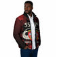 Personalized 555th Parachute Infantry Padded Jacket Triple Nickles Airborne Veteran Tribute