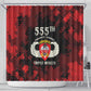 555th Parachute Infantry Shower Curtain Triple Nickles Airborne Veteran Tribute